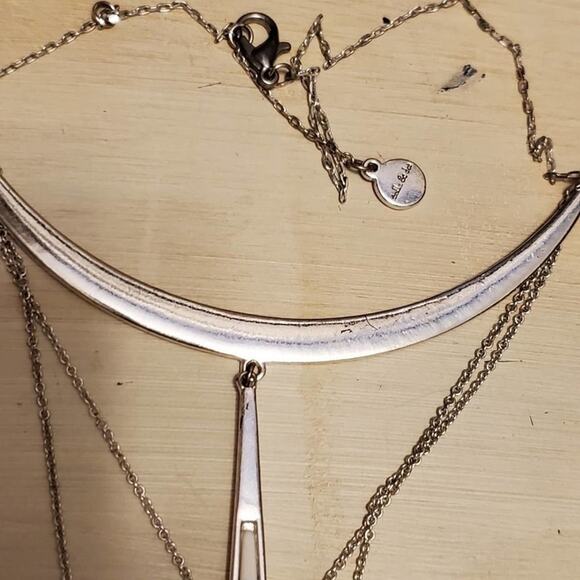 STELLA & Dot 3 strand pendant tiered necklace - Picture 5 of 5